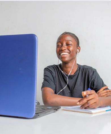 Student smiling